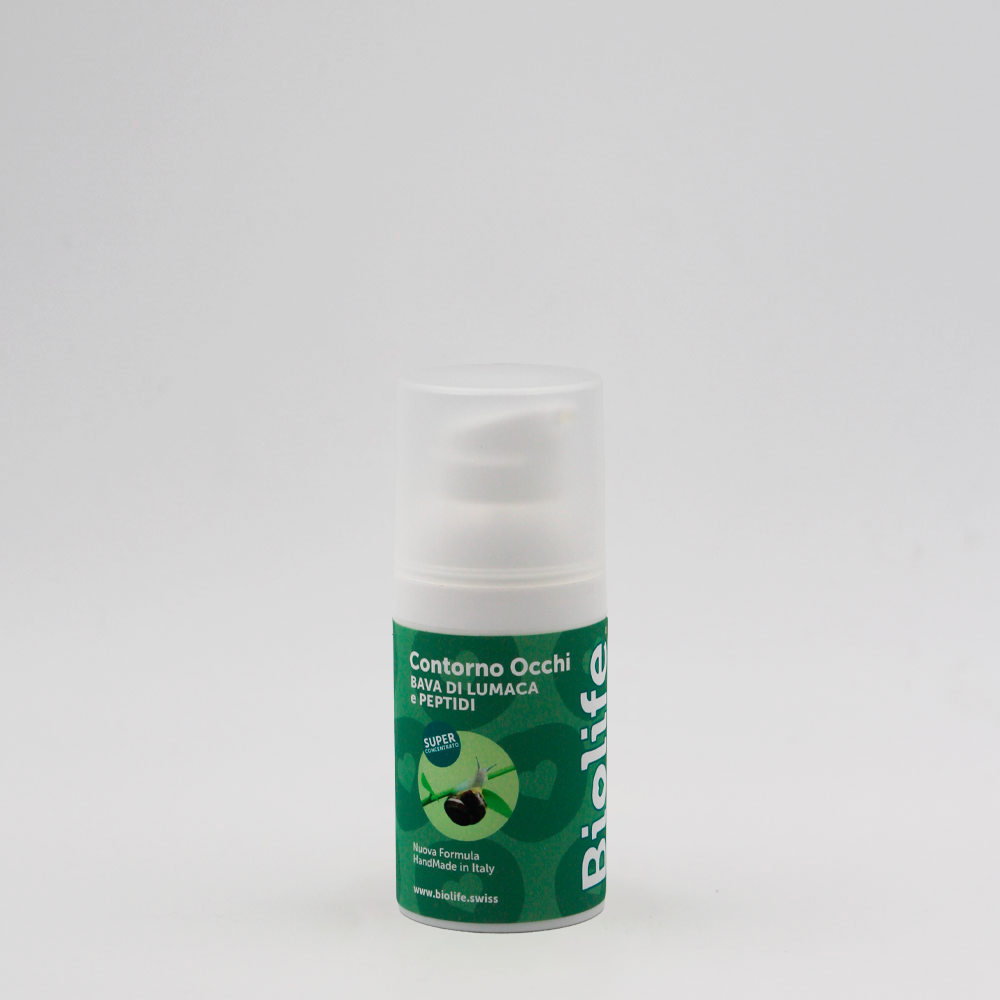 Contorno Occhi Bava di Lumaca e Peptidi 30ml - Effetto Botox Naturale | Biolife Swiss