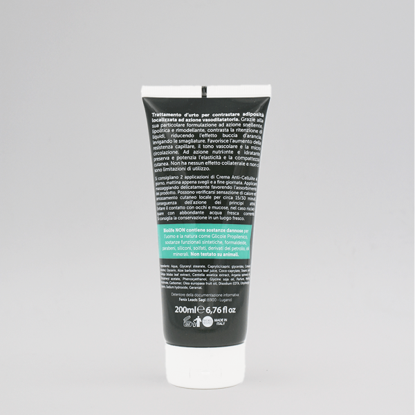 Crema Anti-Cellulite 200ml - Snellente & Rimodellante 100% Naturale | Biolife Swiss