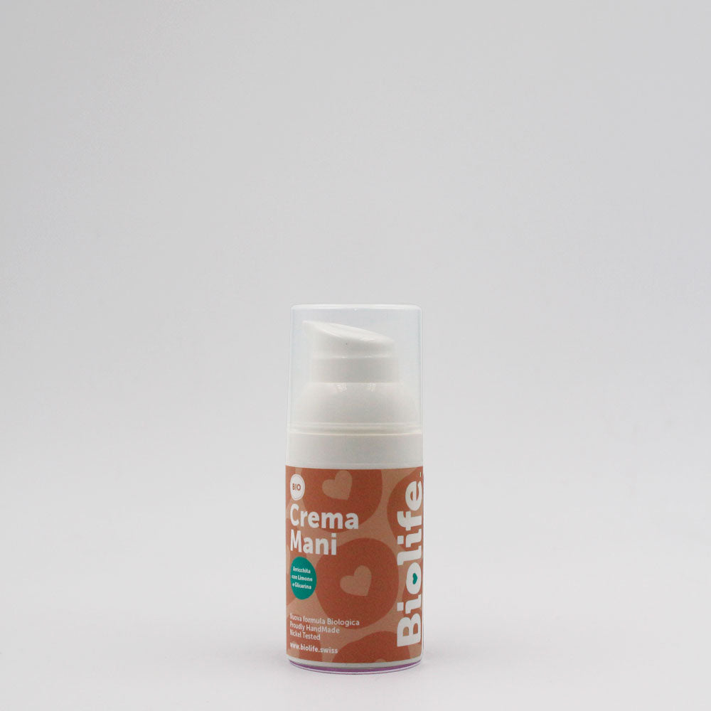Crema Mani Limone & Glicerina 30ml - Nutriente e Protettiva | Biolife Swiss