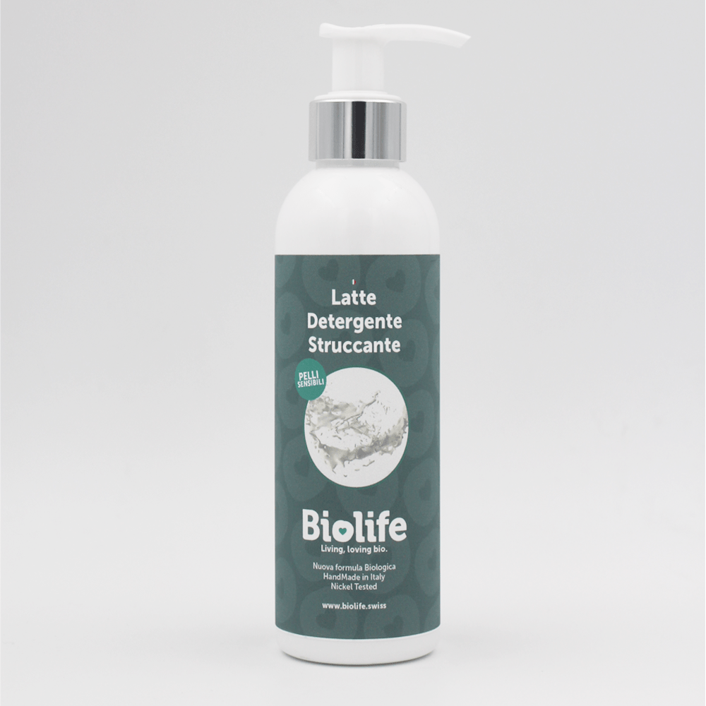 Latte Detergente Struccante Menta & Mirto 200ml - Pelli Sensibili | Biolife Swiss